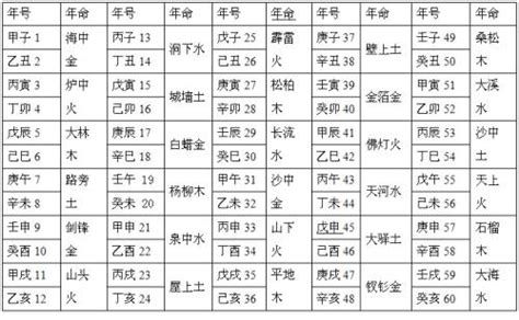 八字那音|八字纳音查询